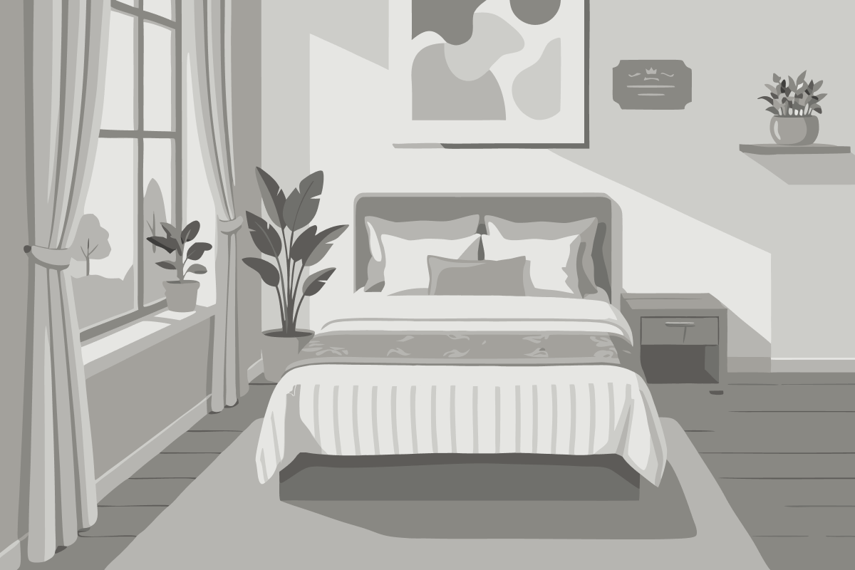 Quarto com Cama King-size e Chuveiro Acessível a Cadeirantes - Unidade Acessível para Hóspedes com Mobilidade Reduzida